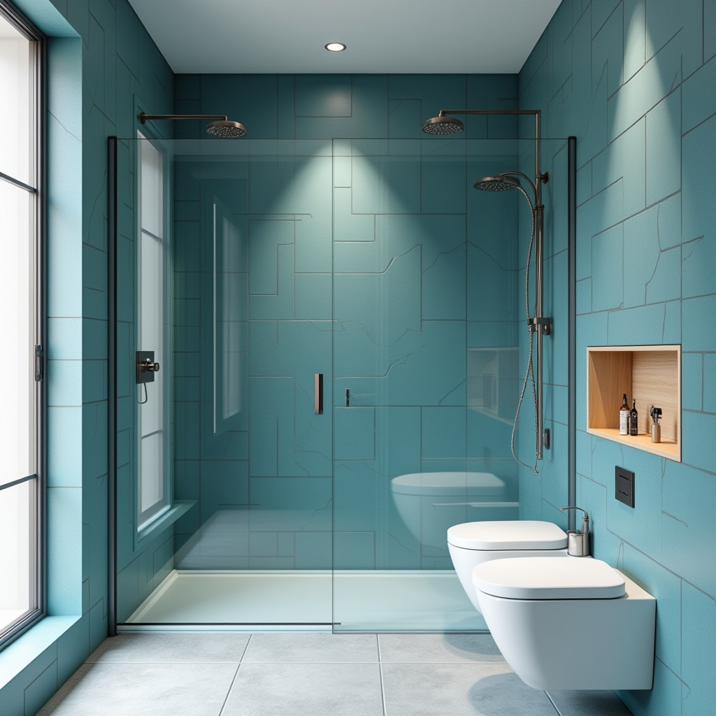 small blue bathroom 6