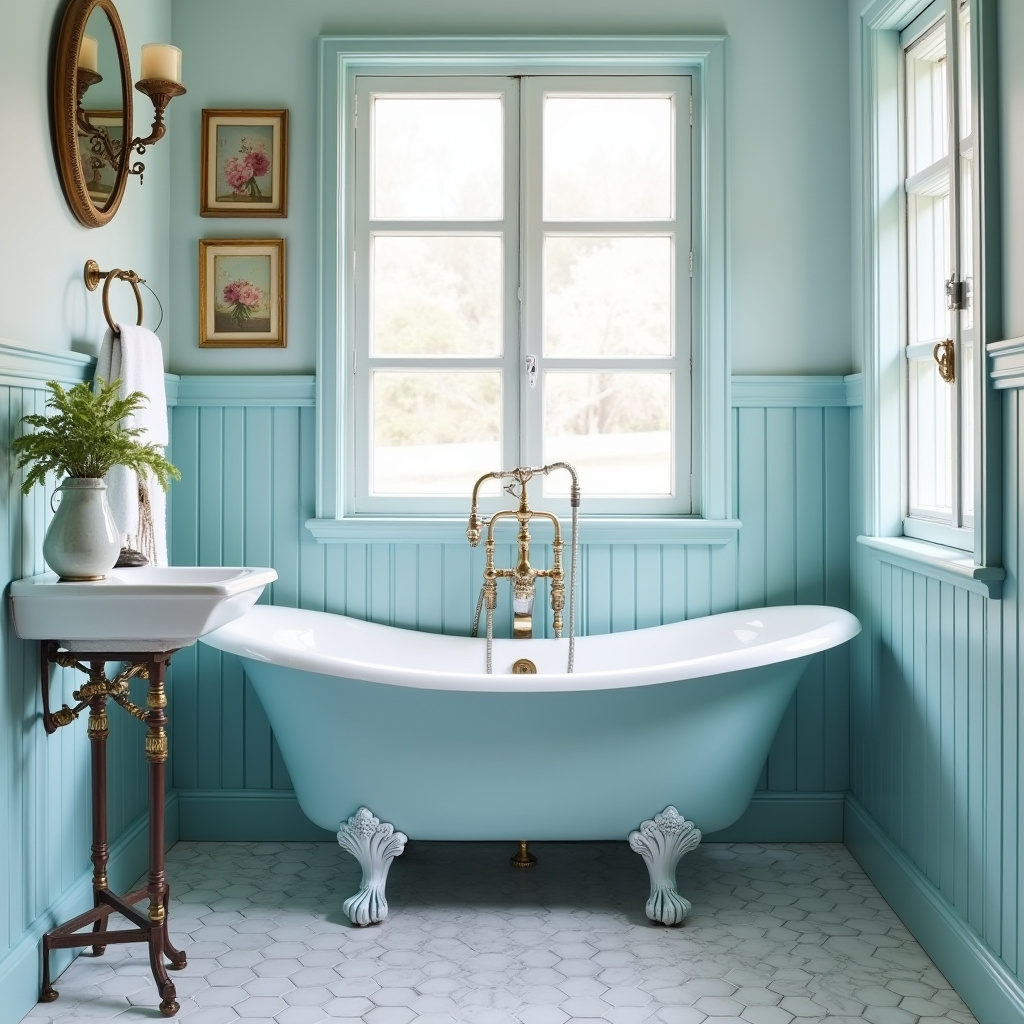 small blue bathroom 8