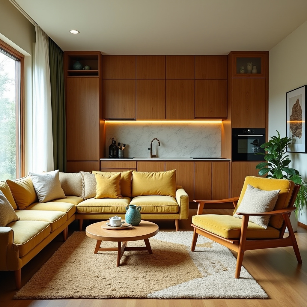 small living room with kitchen ideas 14