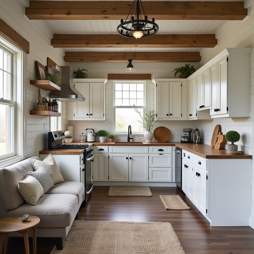 small living room with kitchen ideas 16