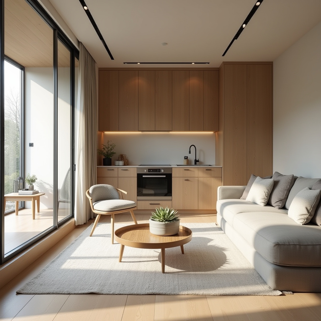 small living room with kitchen ideas 17