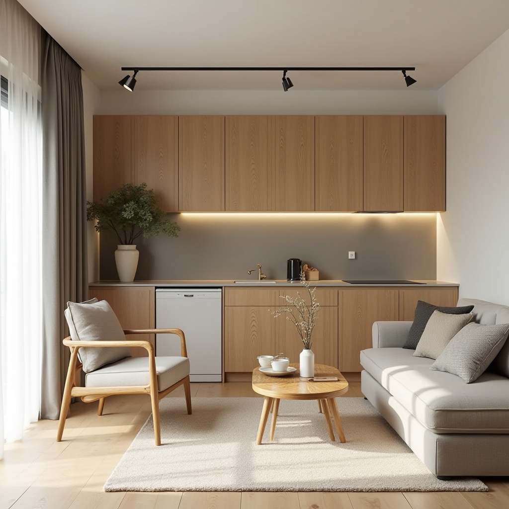 small living room with kitchen ideas 18