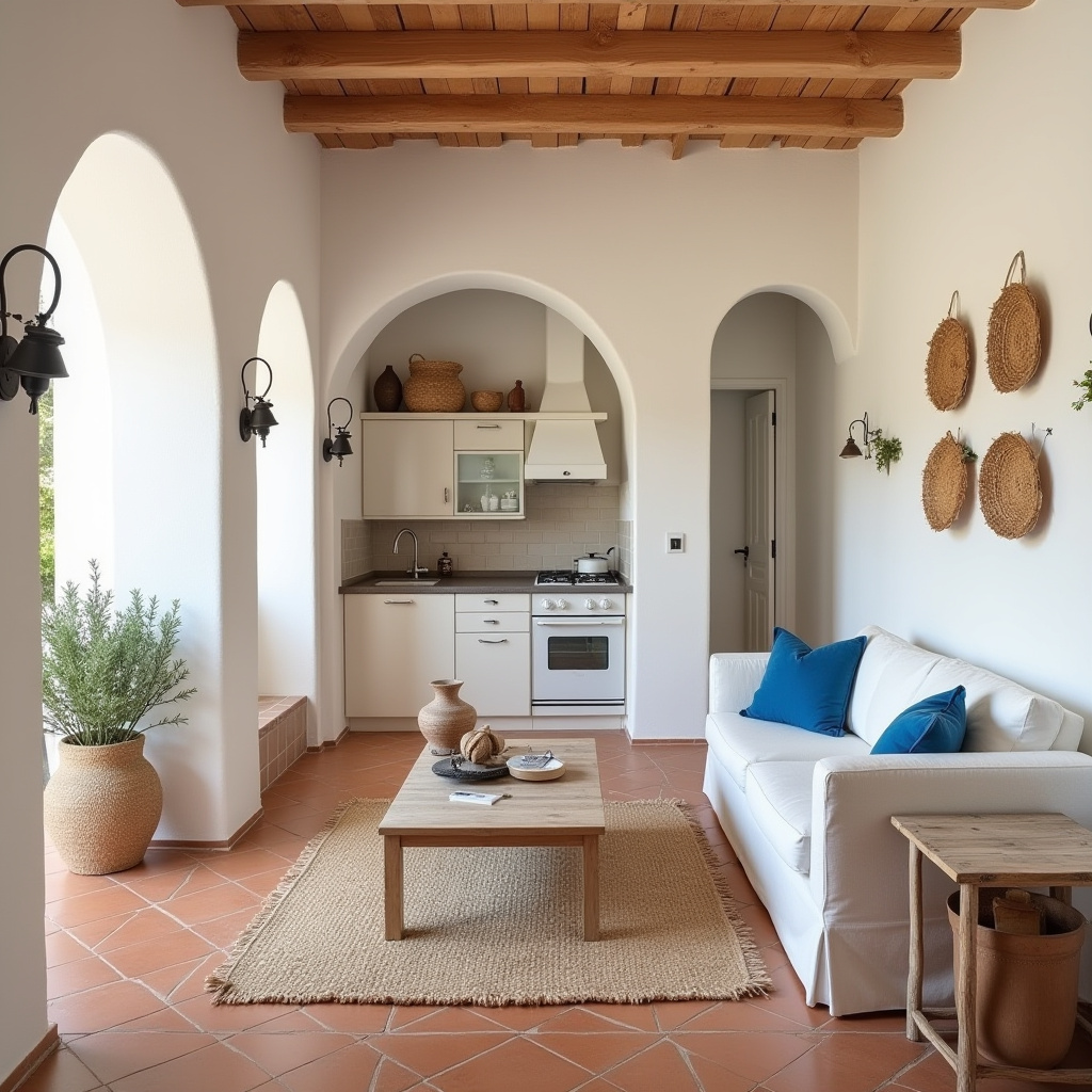 small living room with kitchen ideas 23