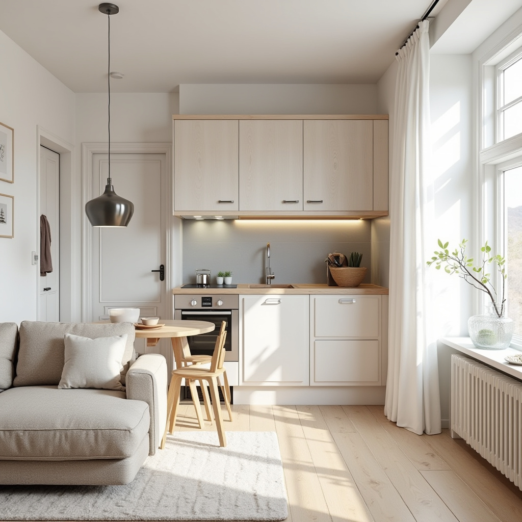 small living room with kitchen ideas 35