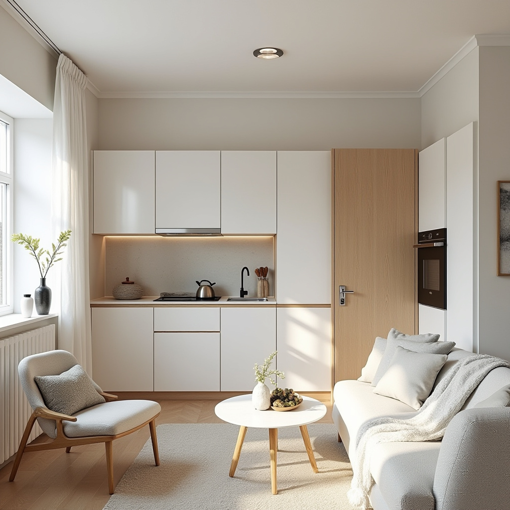 small living room with kitchen ideas 36