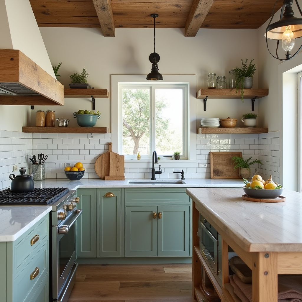 transitional kitchen design 14