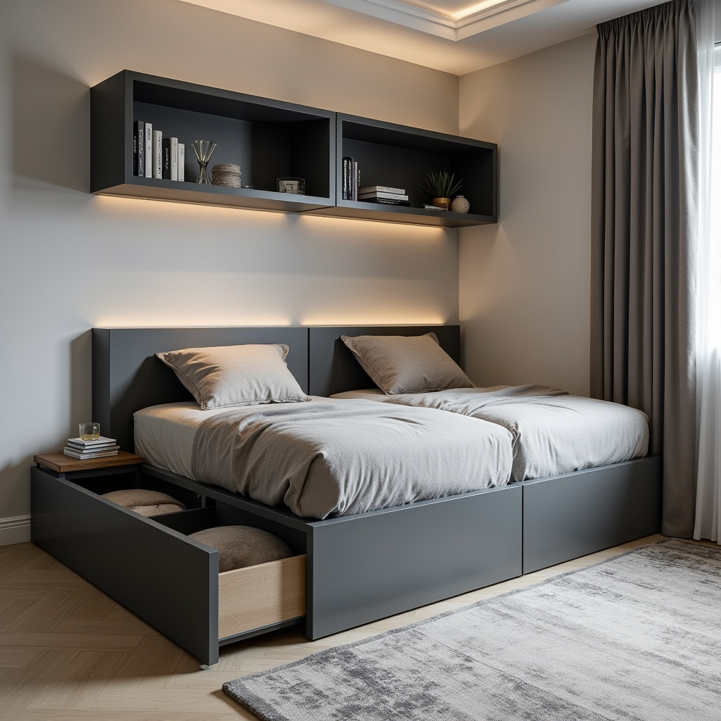 twin bed ideas for small room 19