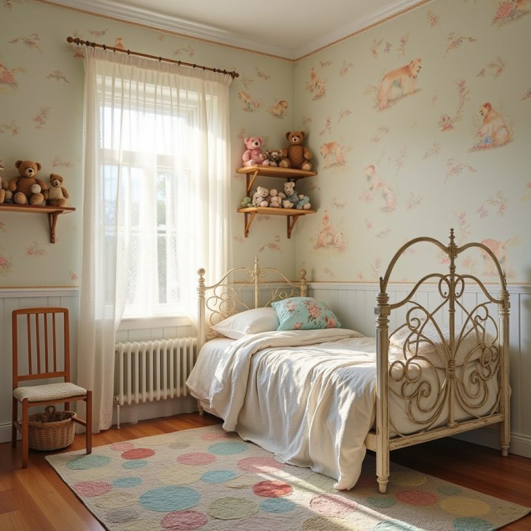 vintage kids room 1