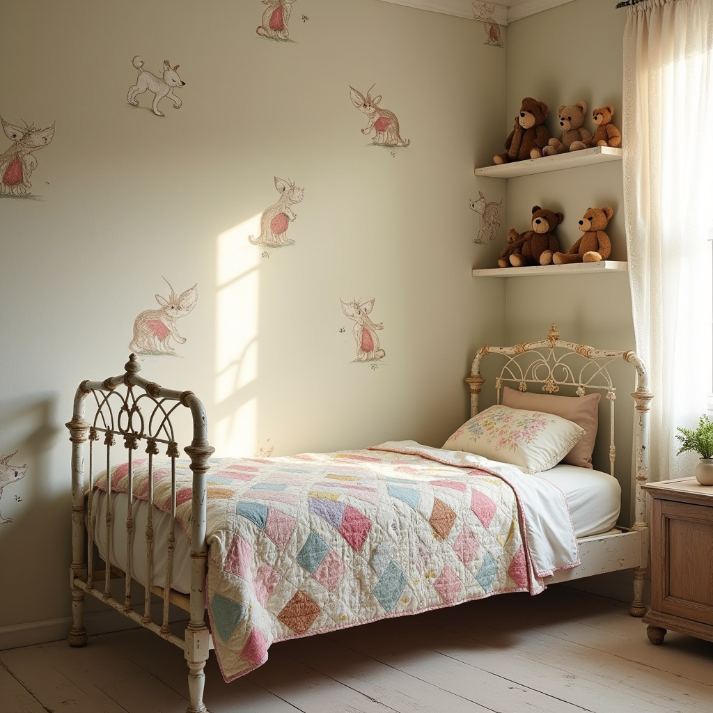 vintage kids room 2