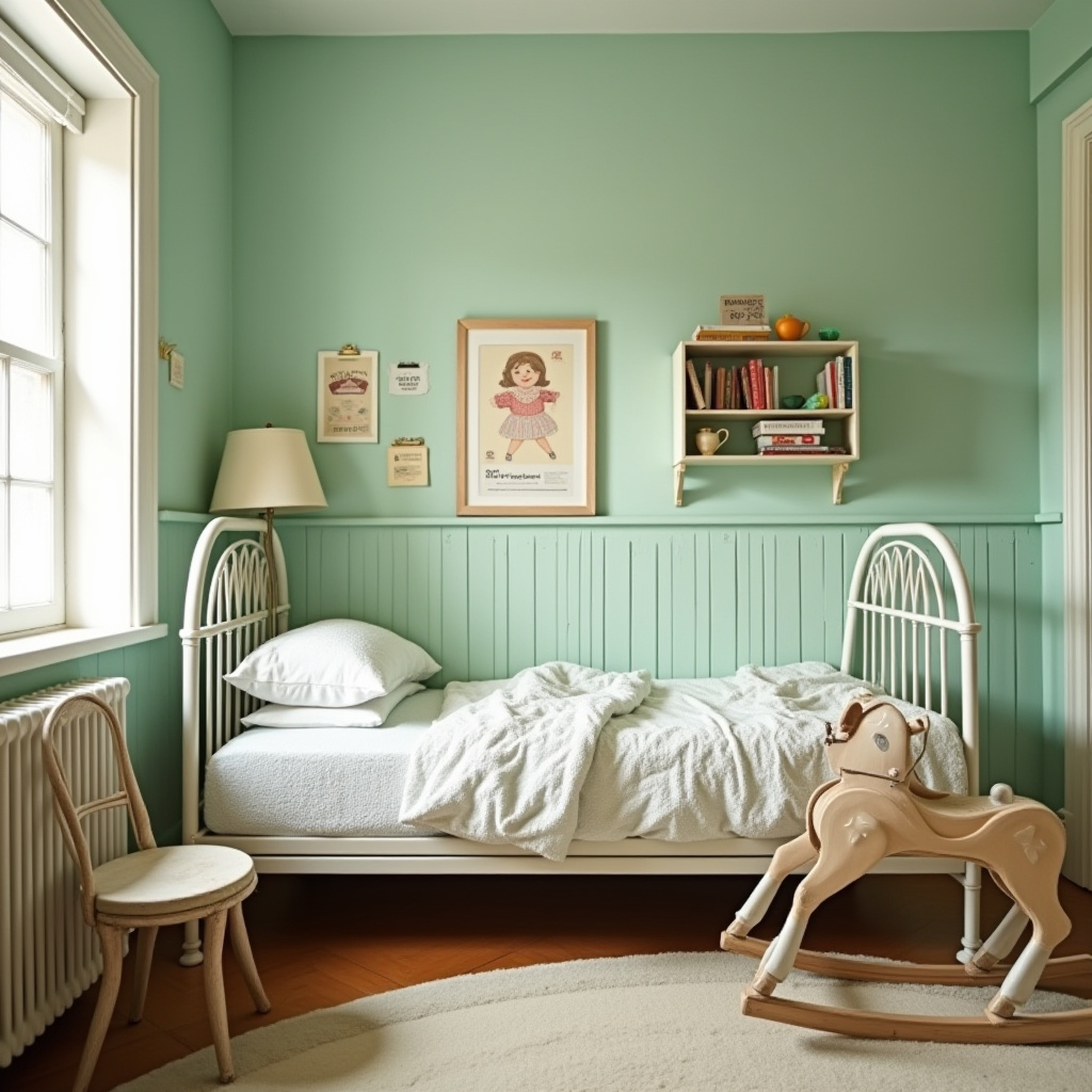 vintage kids room 4