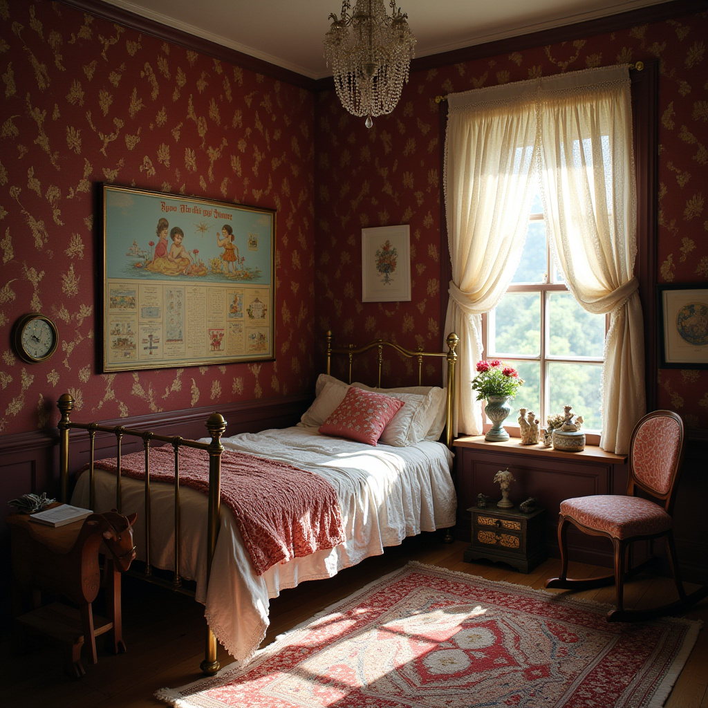 vintage kids room 9