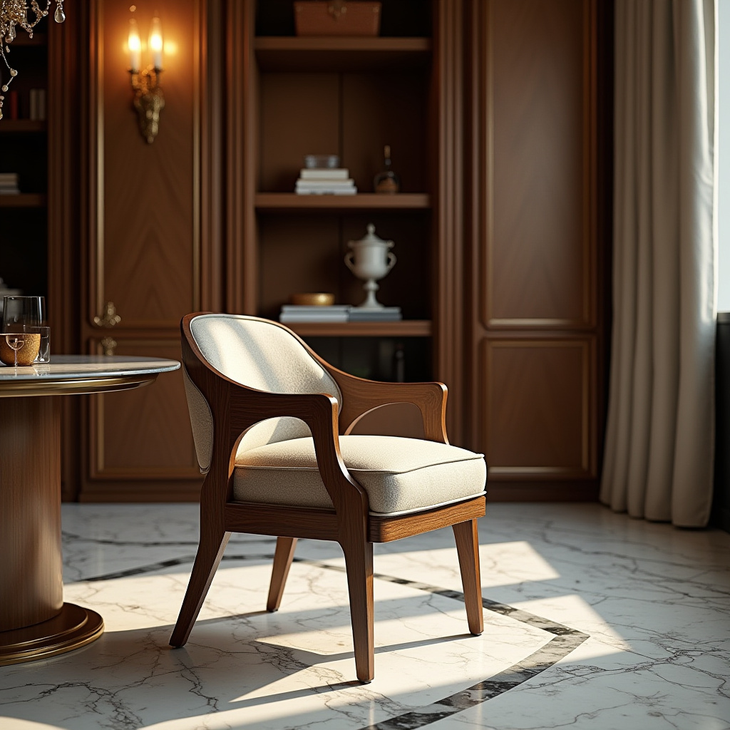 walnut dining chair 23