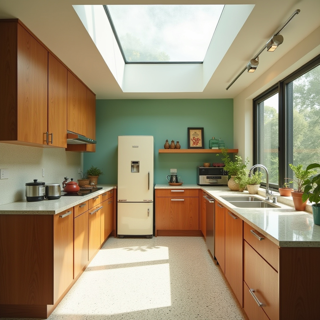 warm modern kitchen design 12