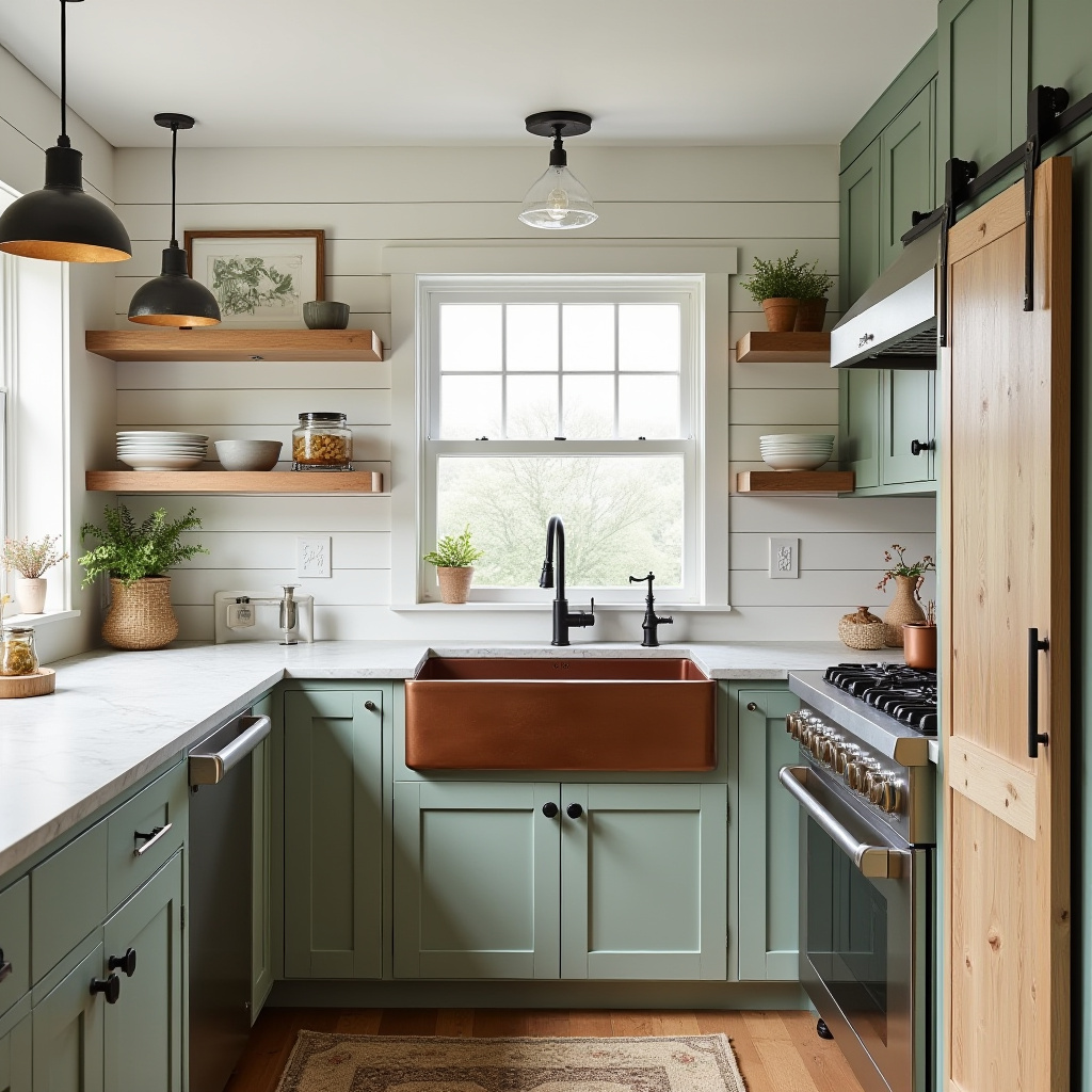 warm modern kitchen design 21