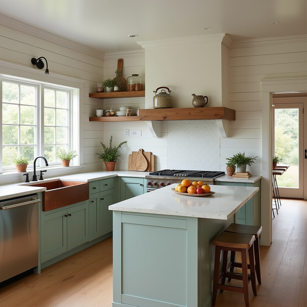 warm modern kitchen design 22
