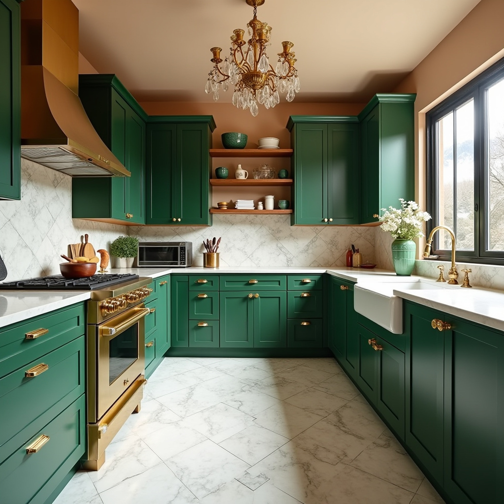 warm modern kitchen design 27