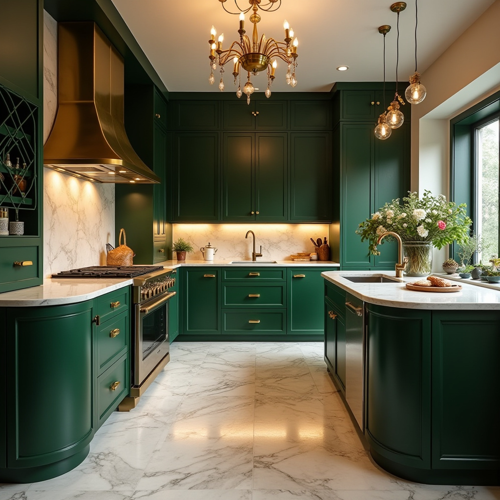 warm modern kitchen design 28