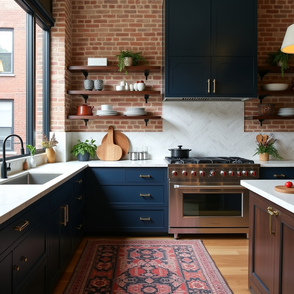 warm modern kitchen design 31
