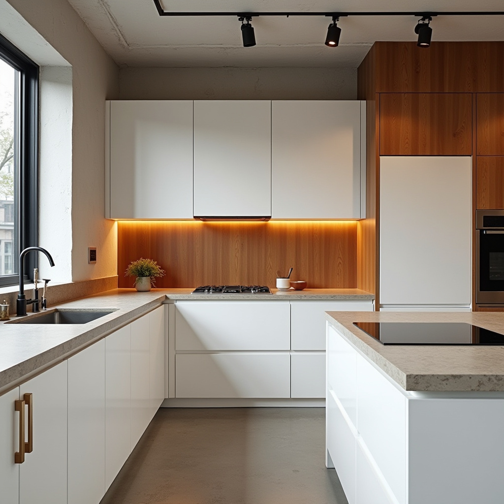 warm modern kitchen design 4