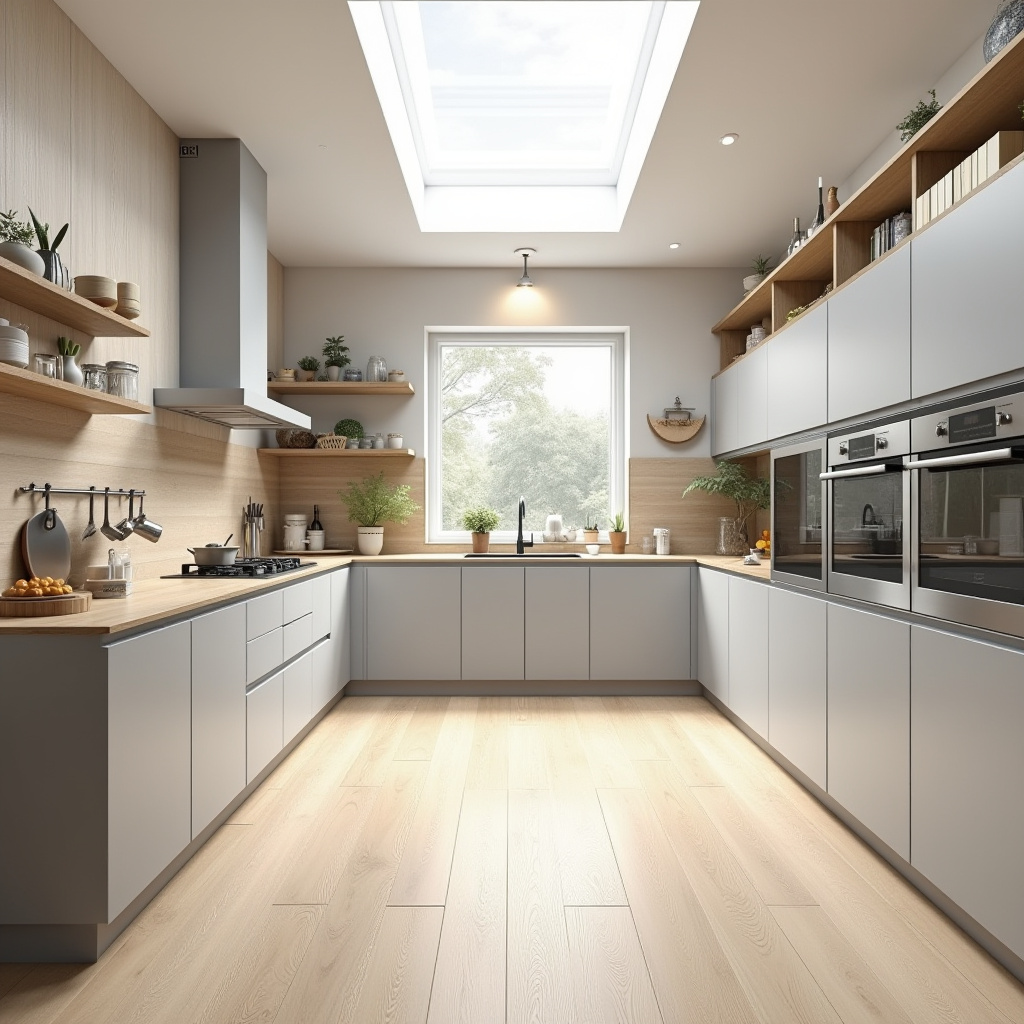 warm modern kitchen design 40