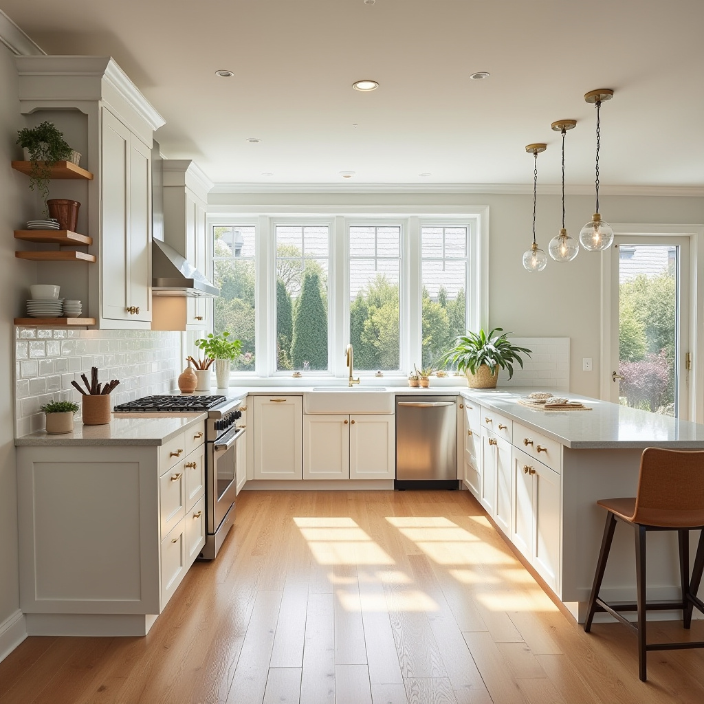 warm modern kitchen design 8