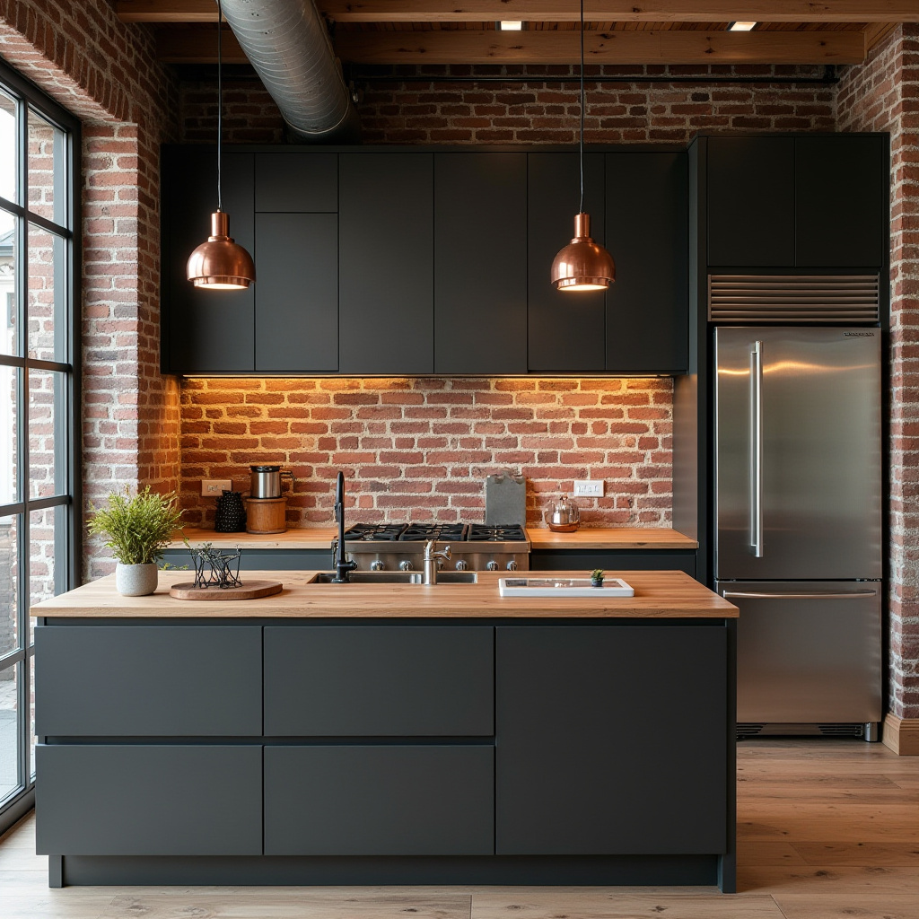 warm modern kitchen design 9