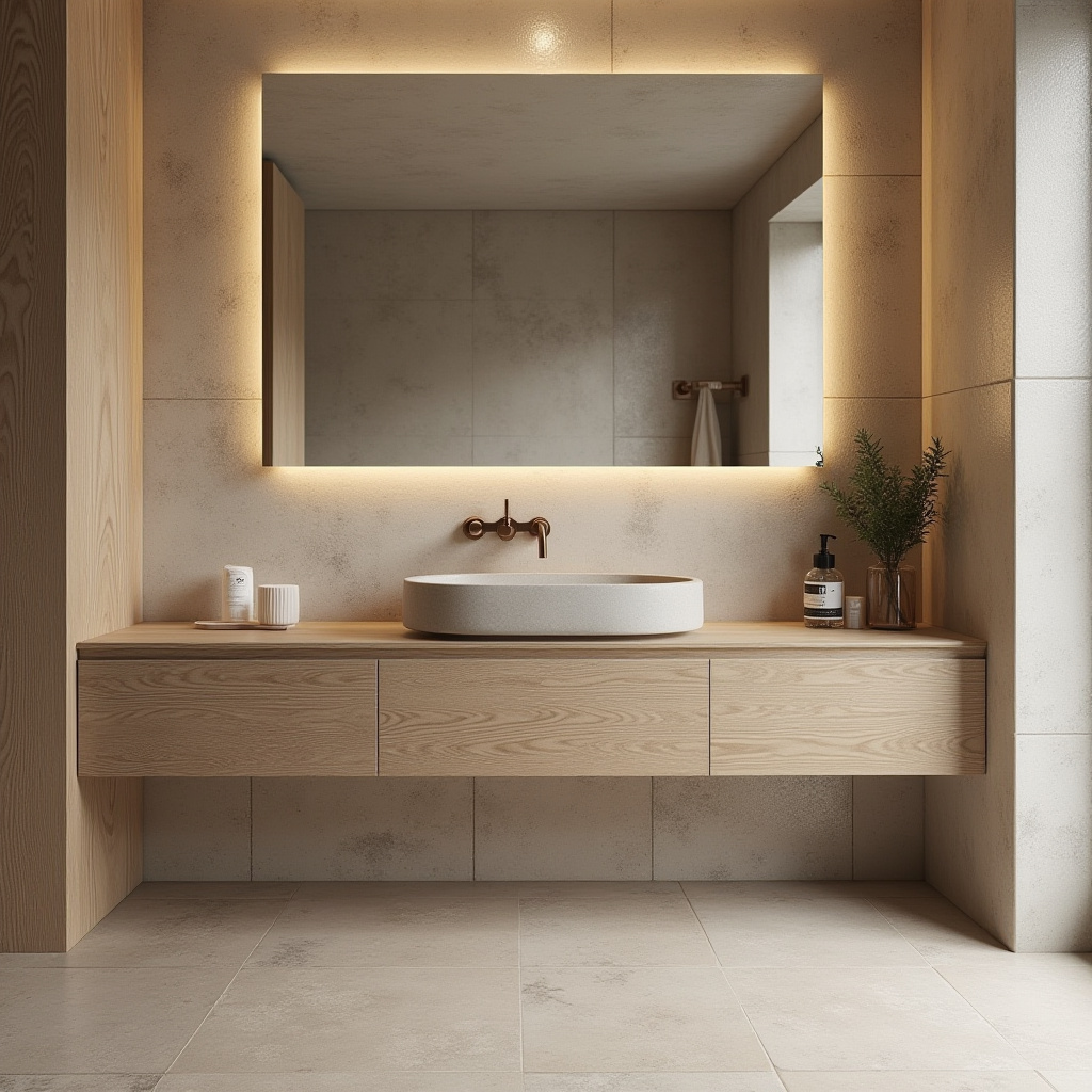 warm neutral bathroom ideas 4