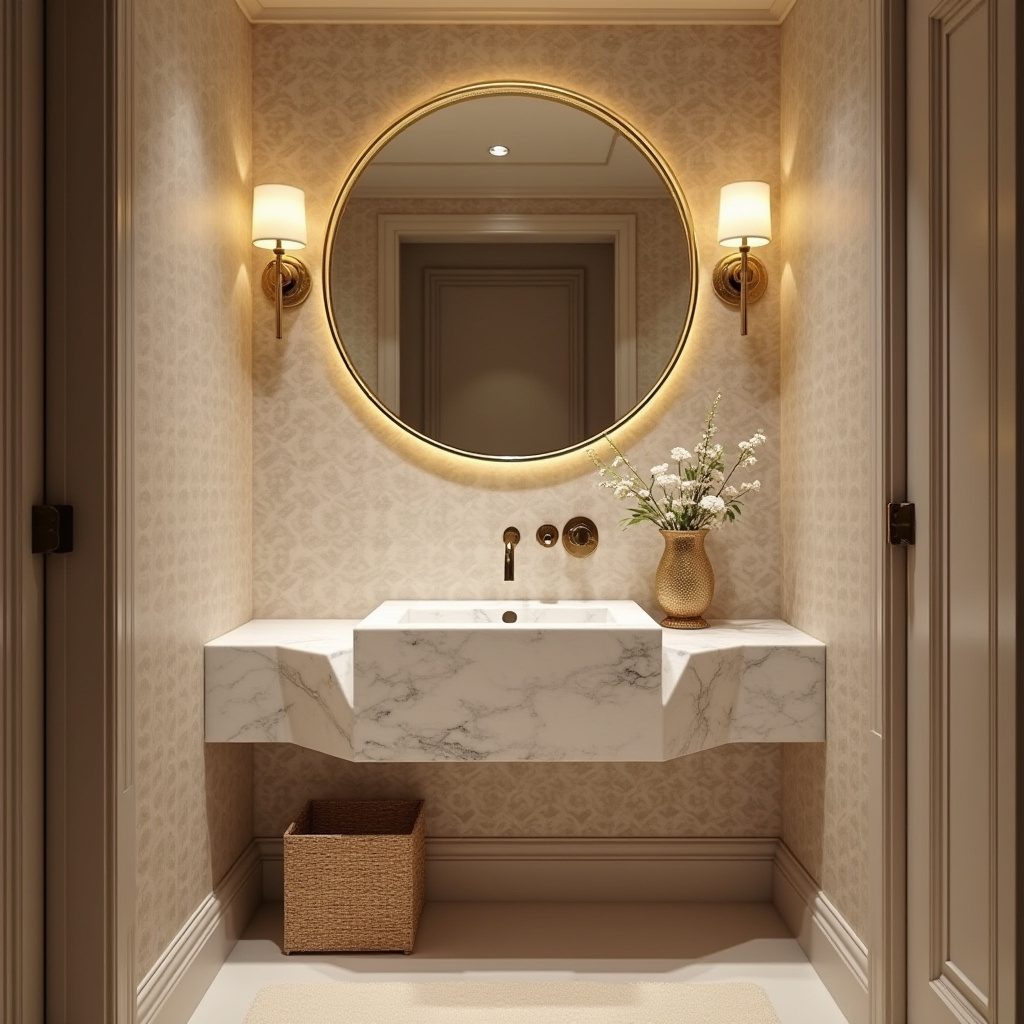 warm neutral bathroom ideas 40