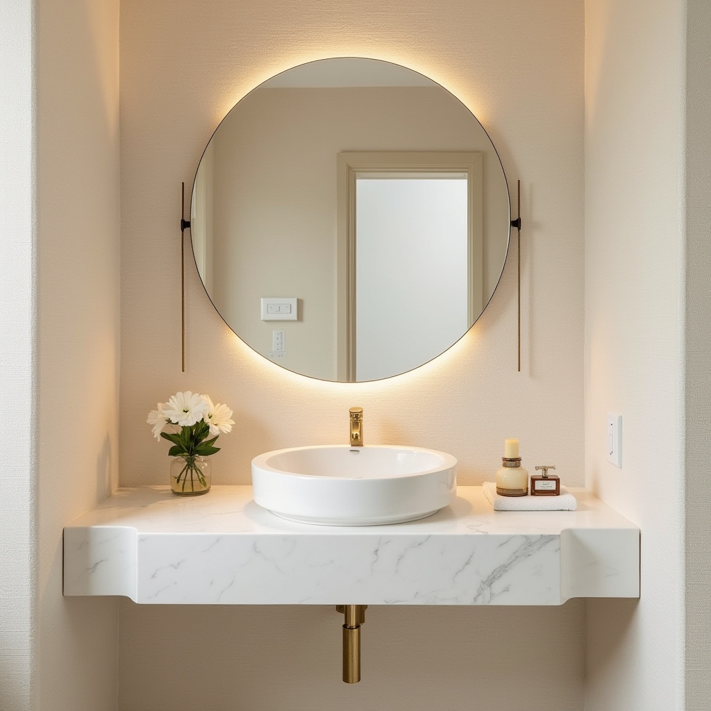 warm neutral bathroom ideas 7