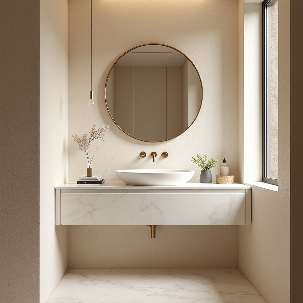 warm neutral bathroom ideas 8