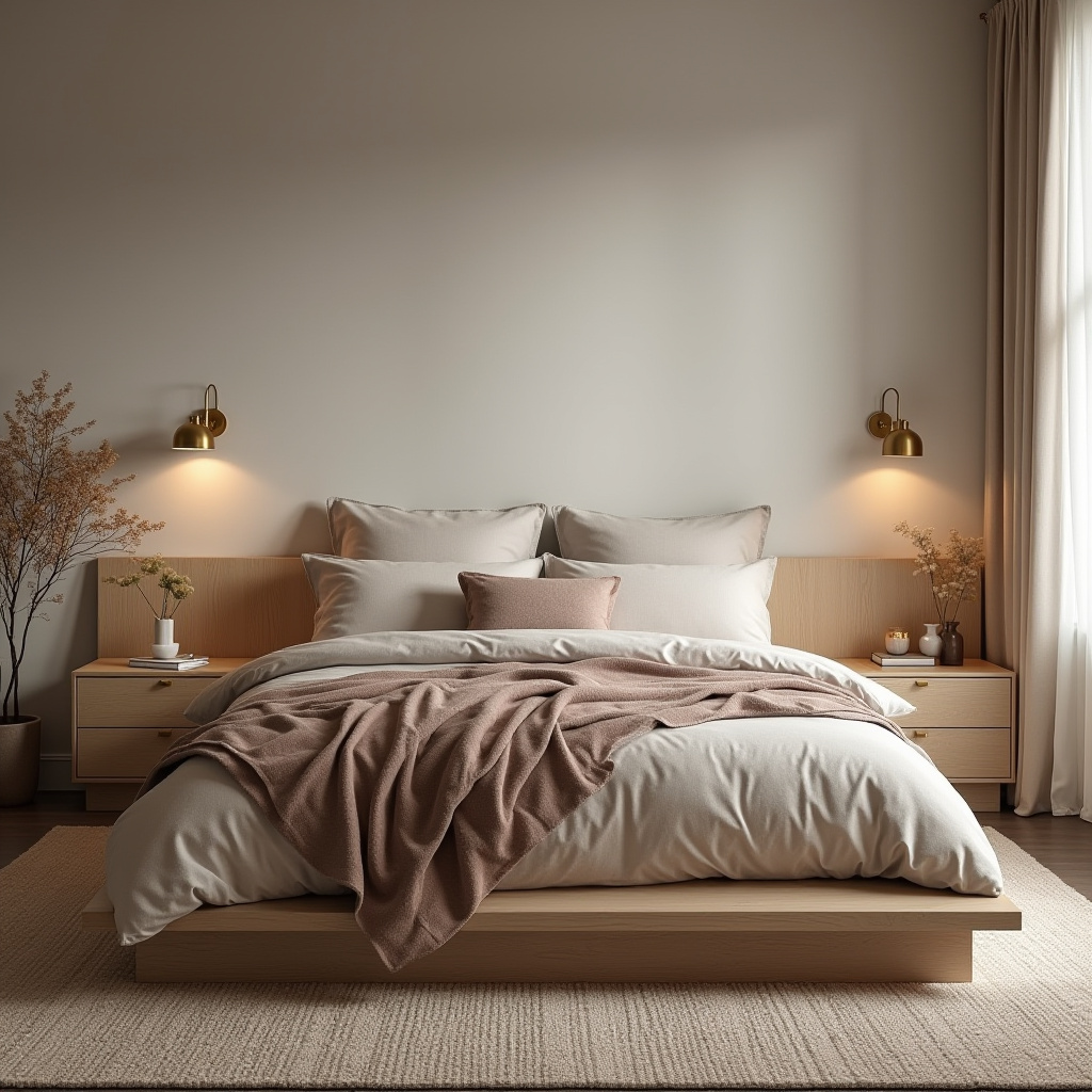 warm neutral bedroom ideas 14