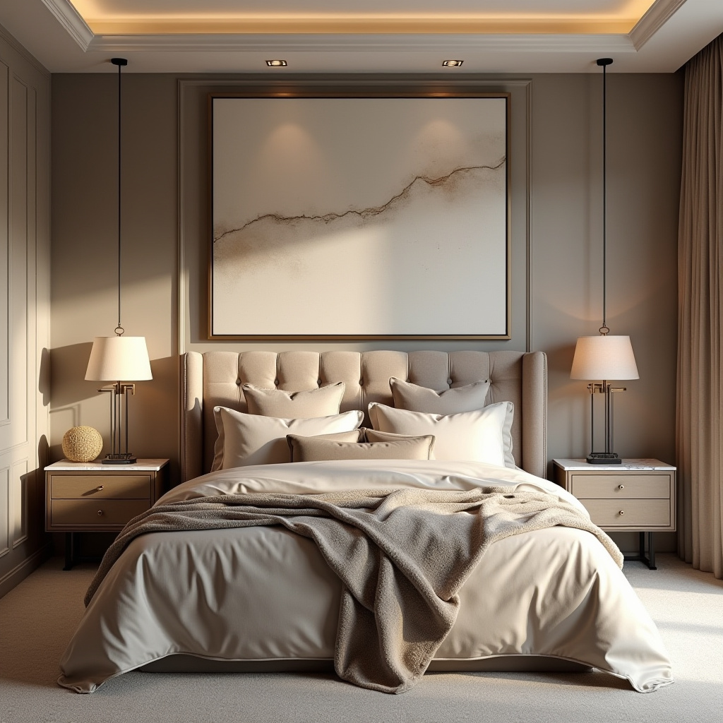 warm neutral bedroom ideas 20