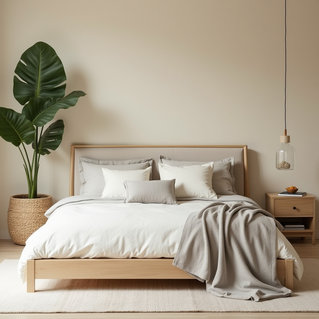 warm neutral bedroom ideas 23