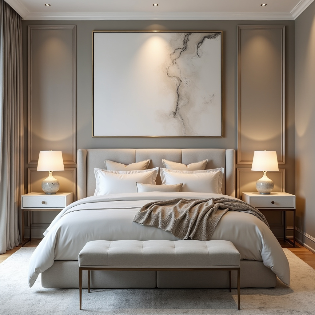 warm neutral bedroom ideas 37