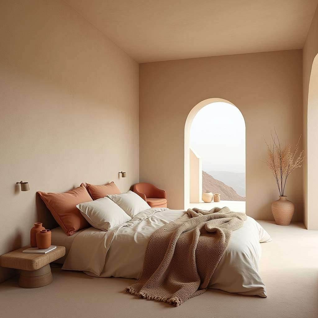 warm neutral bedroom ideas 40