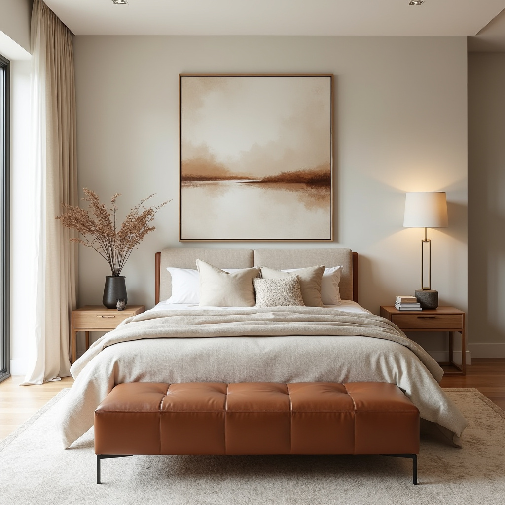 warm neutral bedroom ideas 9