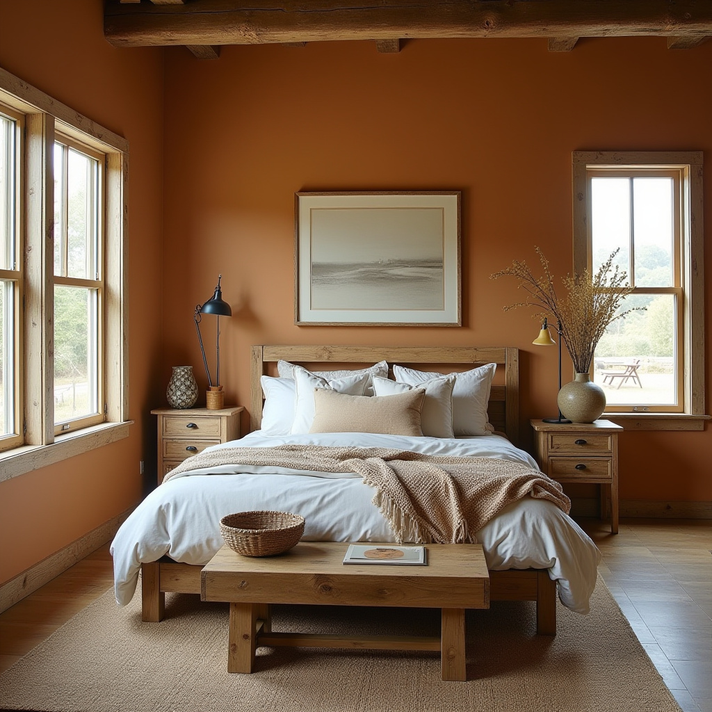 warm paint colors for bedroom 34