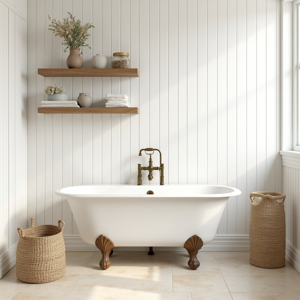 white and beige bathroom 17