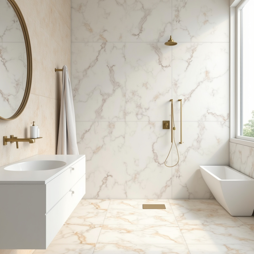 white and beige bathroom 19