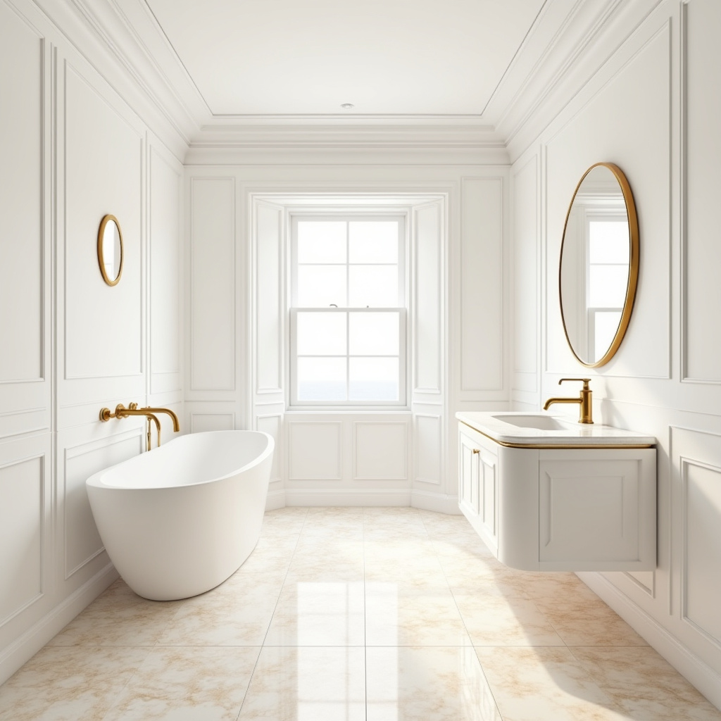 white and beige bathroom 29