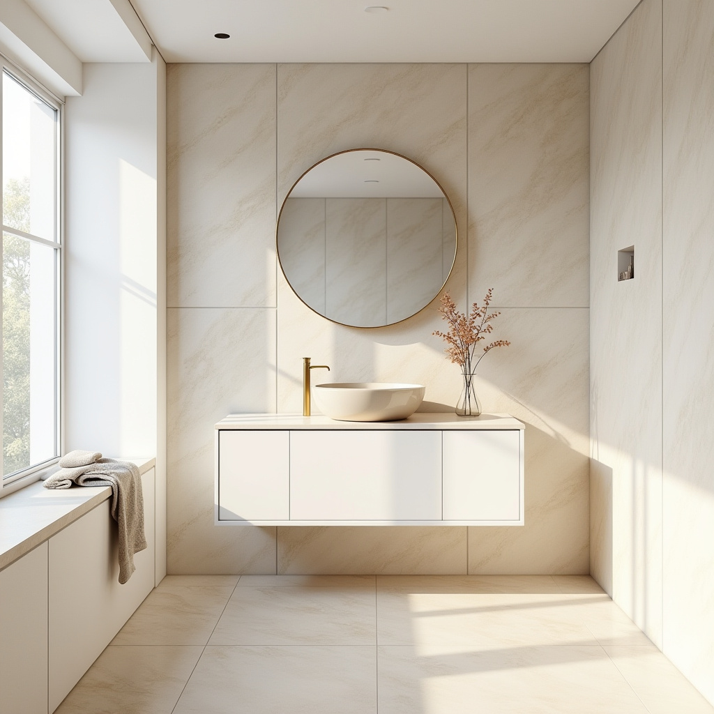white and beige bathroom 35