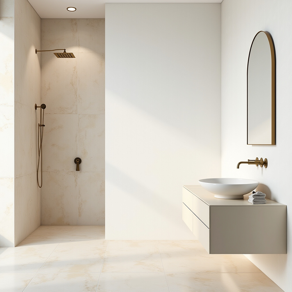 white and beige bathroom 36