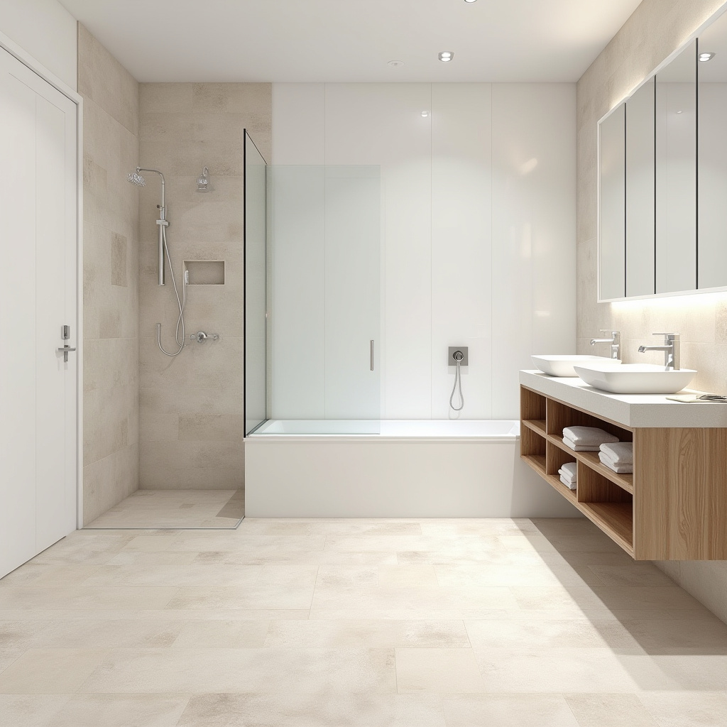 white and beige bathroom 7
