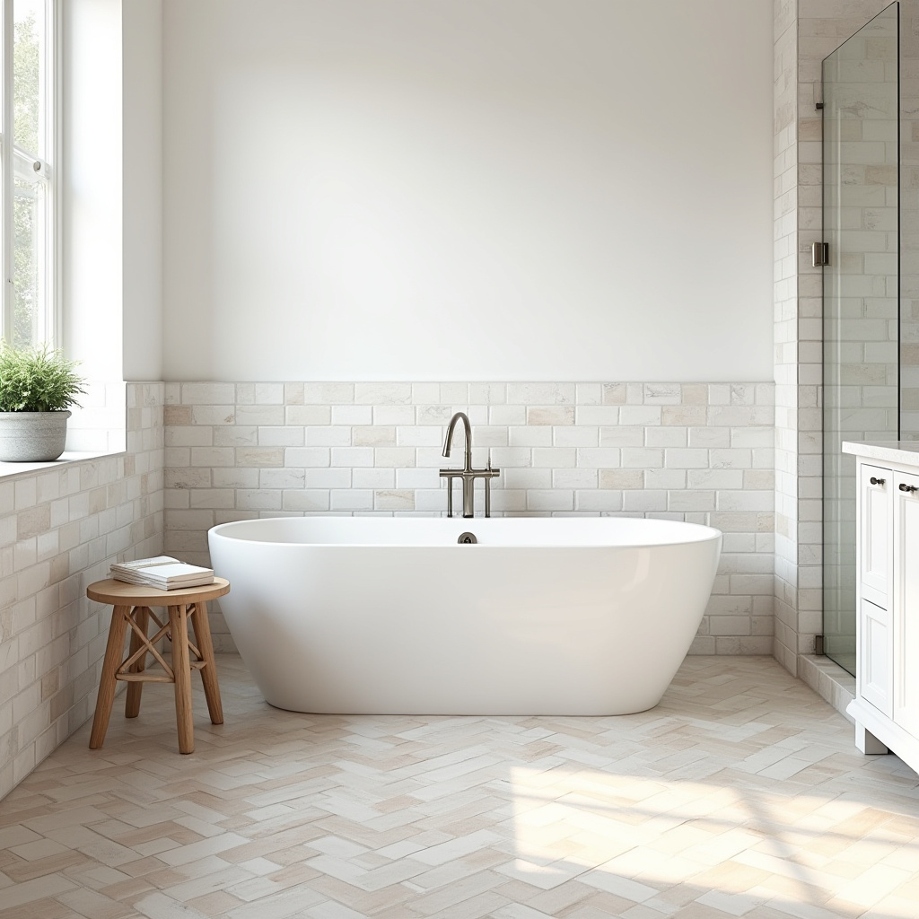 white and beige bathroom 9