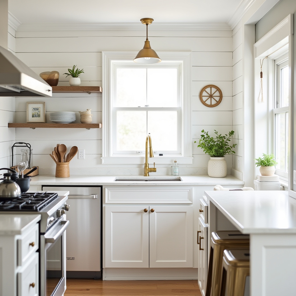 white and gold kitchen ideas 19