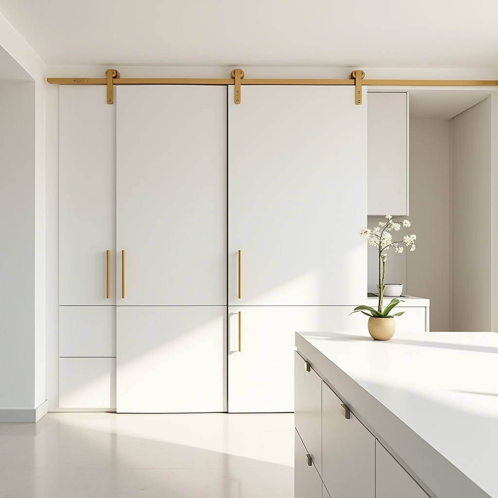 white and gold kitchen ideas 28