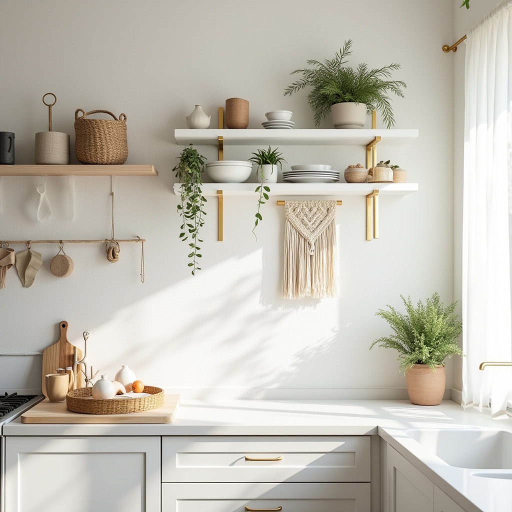 white and gold kitchen ideas 34