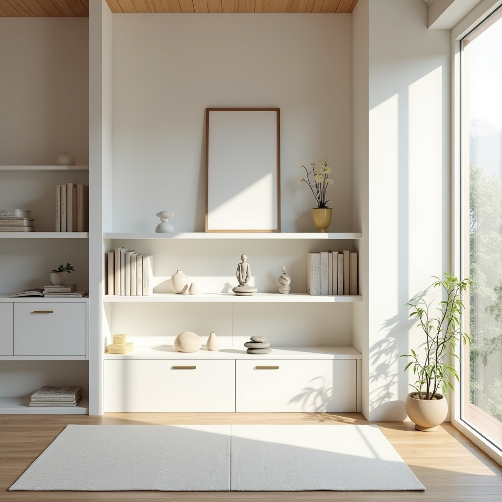 white bookshelf decor 20
