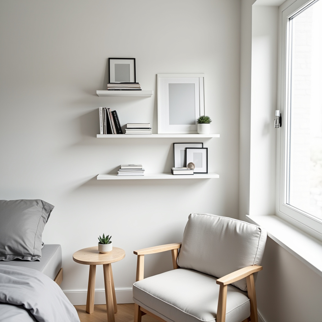 white bookshelf decor 28