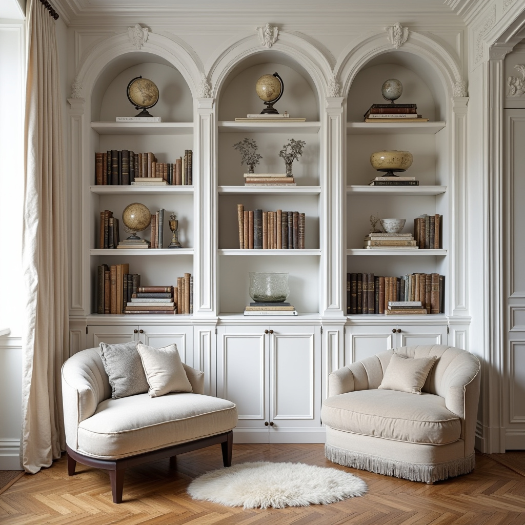 white bookshelf decor 32